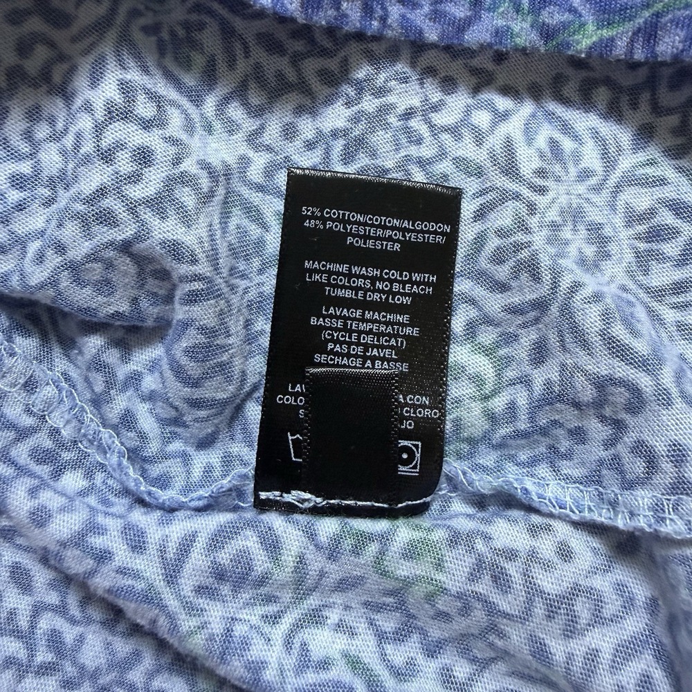 Kuhl Basel Burnout Hoodie M Blue Ombré Lightweight Cotton Blend - Picture 5 of 7